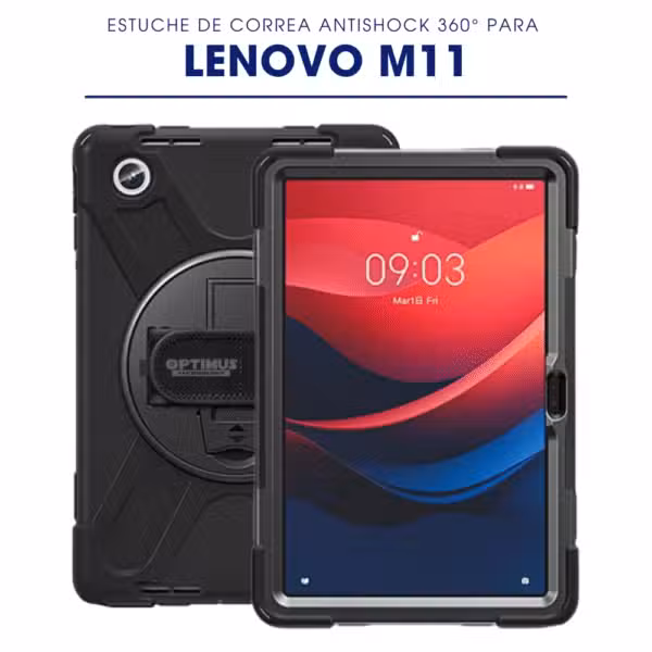 Estuche de Correa 360 y Lápiz Óptico para Lenovo M11, vista 3