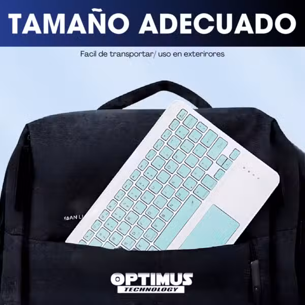 Kit Estuche de Goma Antishock Negro para Lenovo Tab Plus TB-351FU + Teclado 2 en 1 Bluetooth Español, vista 7