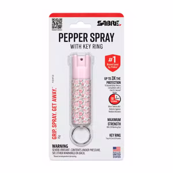 Empaque gas pimienta SABRE RED 15 g Made in USA