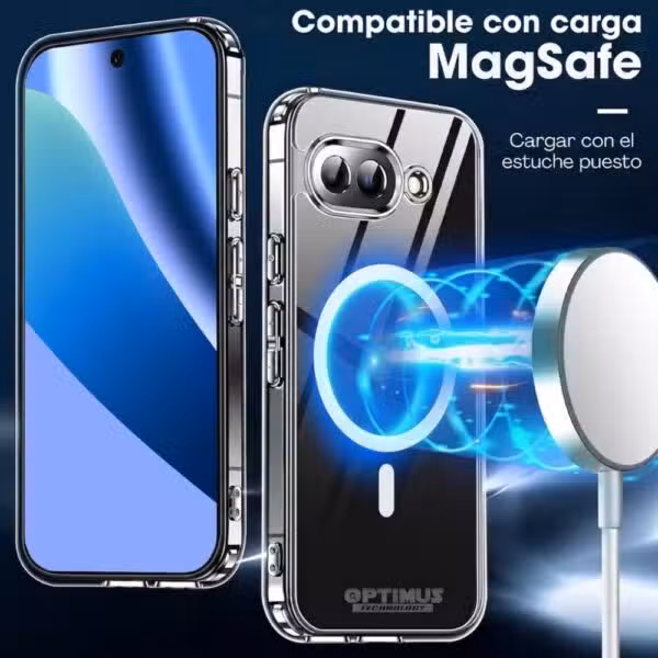 Estuche Google Pixel 10A compatible con carga y accesorios MagSafe