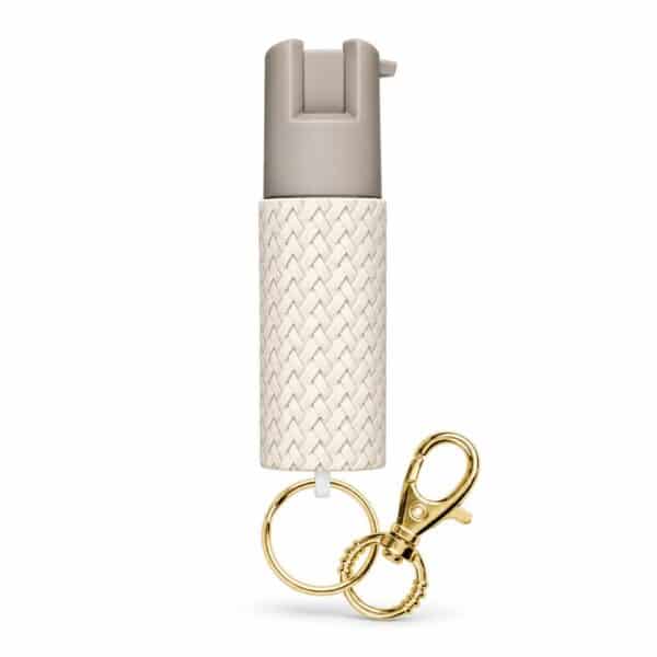 Gas pimienta SABRE RED de 15 g con diseño tejido beige