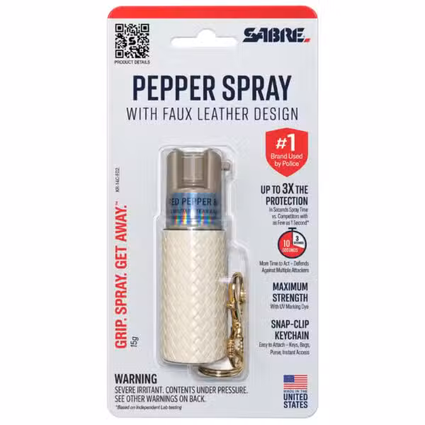 Uso y almacenamiento responsable del gas pimienta SABRE RED