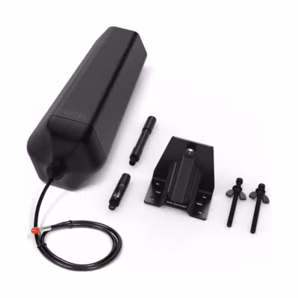 Kit de antena exterior weBoost Hex 360 310006 sobre fondo blanco: antena omnidireccional, soporte, adaptadores, cable y herrajes; la antena es el componente principal.