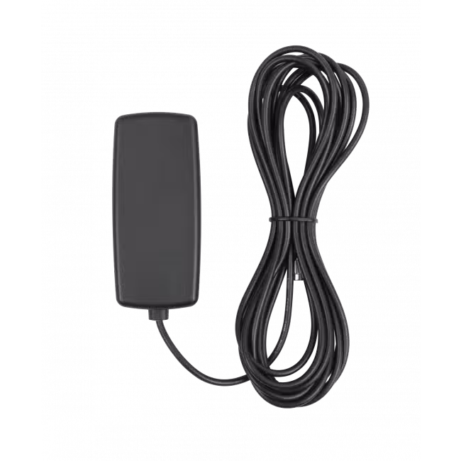 Antena interior weBoost 314419 con cable LMR-100 de 10 pies, centrada sobre fondo blanco.
