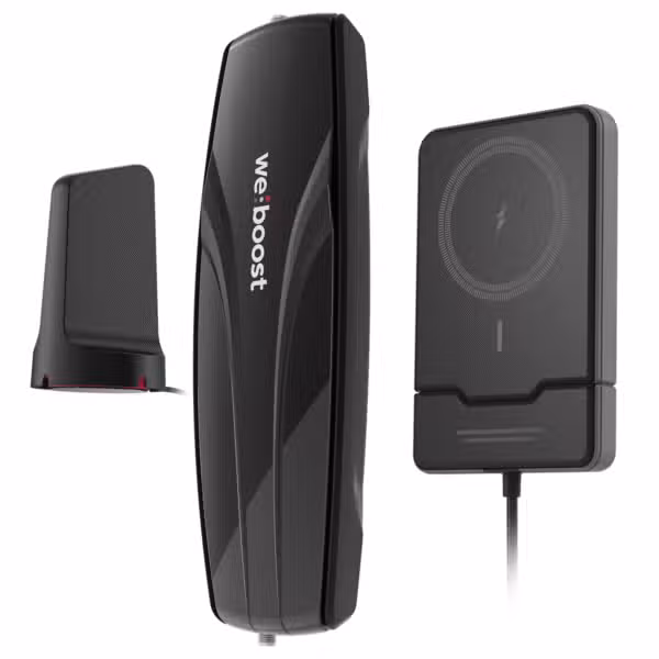 Kit weBoost Dash 471082 con amplificador, antena exterior y cargador magnético Qi2