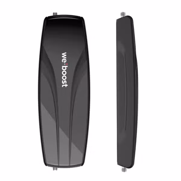 Vista frontal y lateral del amplificador weBoost Dash 471082