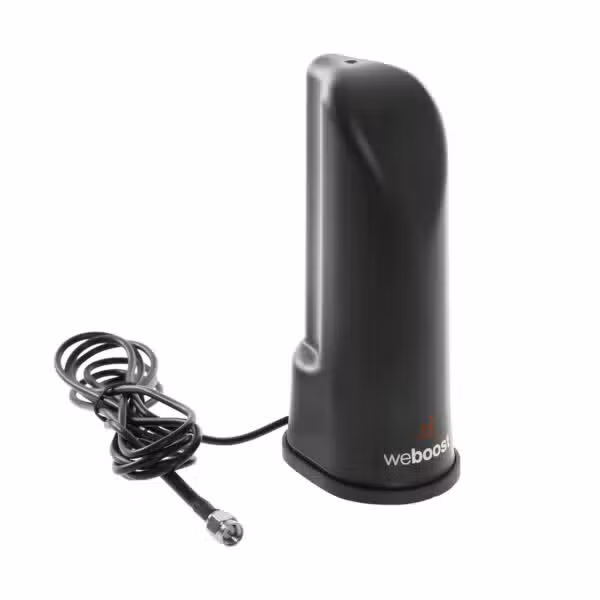 Antena exterior omnidireccional weBoost para Drive X RV 471410 sobre fondo blanco