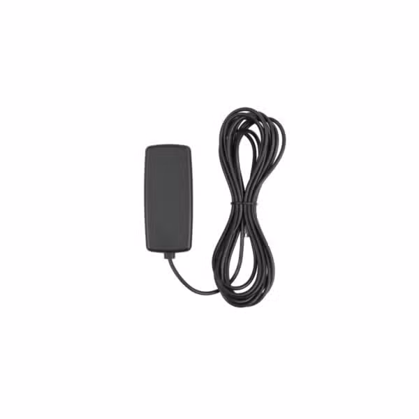 Antena interior vehicular weBoost Drive Reach con cable sobre fondo blanco