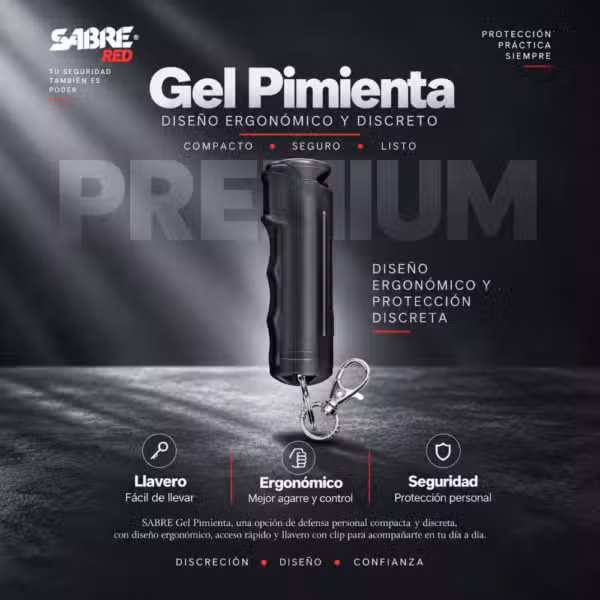 Gas pimienta en gel SABRE RED F15-BUSG-02 ficha