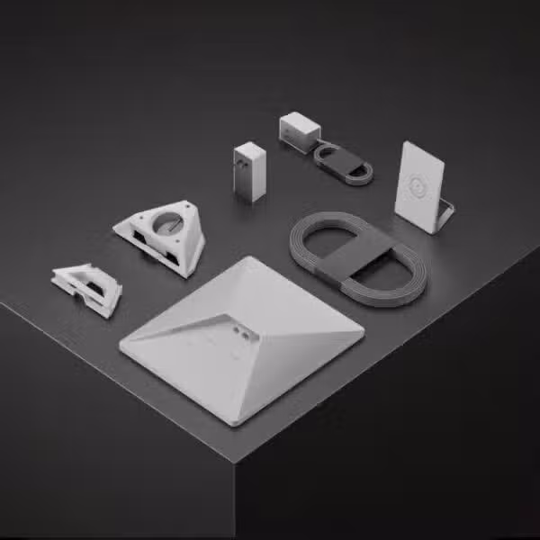 Contenido del kit Starlink Mini X con antena, Router Mini, soporte, fuente y cable