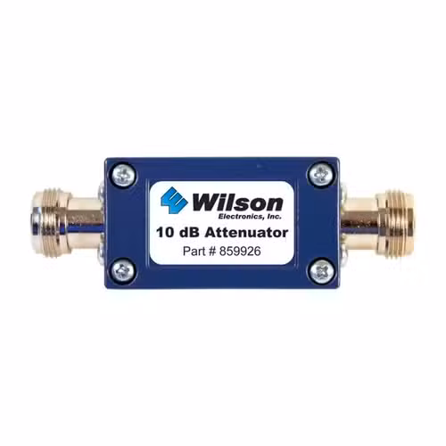 Wilson 10 dB Attenuator with N Female Connectors — SKU 859926