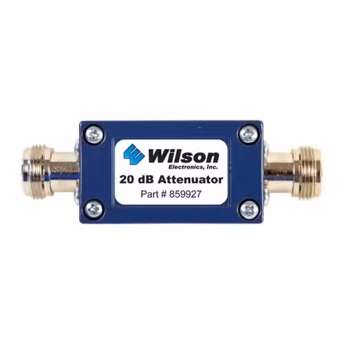 Wilson 20 dB Attenuator with N Female Connectors — SKU 859927