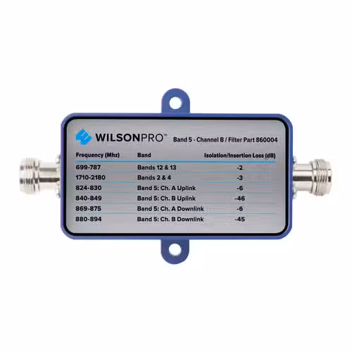 Wilson B5 Channelized Filter Channel B (N Connector) — SKU 860004
