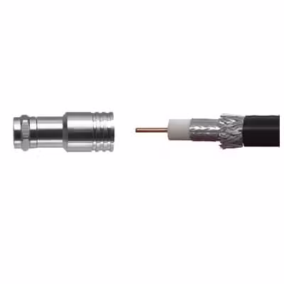 Wilson F-Male Compression Connectors for the RG11 Cable, Quantity 1 — SKU 971150-10