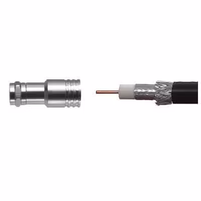 Wilson F-Male Compression Connectors for the RG11 Cable, Quantity 1 — SKU 971150-10